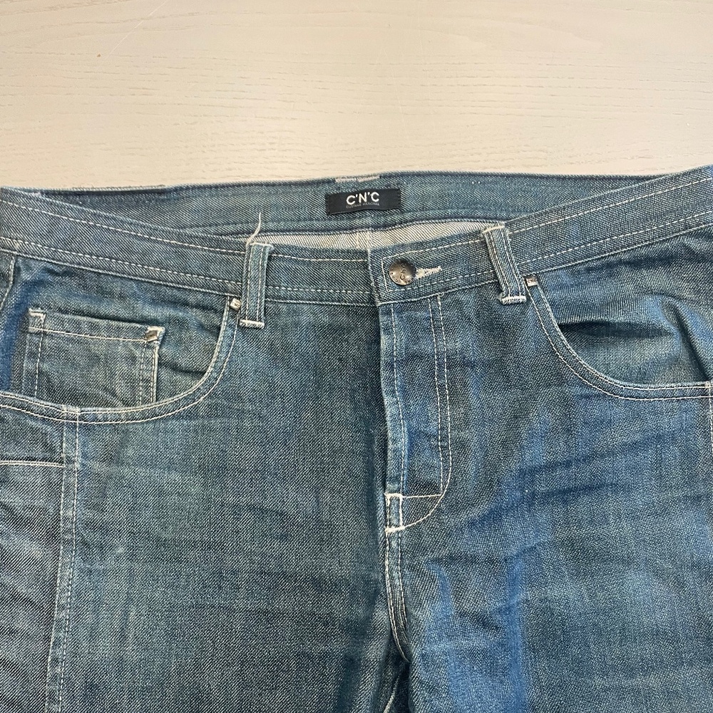 CNC Costume National Denim Utility Pocket Designer Jeans